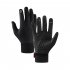 Sports Winter Cycling Gloves Touch Screen Function Water Resistant Windproof Warm Anti Slip Plush lined Full Finger Gloves For Running Biking Workout black M