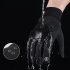 Sports Winter Cycling Gloves Touch Screen Function Water Resistant Windproof Warm Anti Slip Plush lined Full Finger Gloves For Running Biking Workout grey XL