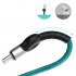 Spring 2a Usb Cable 3 In 1 Braided Spring Mobile Phone Fast Charging Data  Cable TYPE C dark green