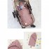 Spring Autumn Knitting Sleeping Bag Photographic Props Swaddling Blanket for Newborn pink