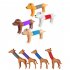 Spring Dog Pop Tubes Sensory Toys Novelty Decompression Anti anxiety Squeeze Bellows Toys Giraffe Blue