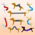 Spring Dog Pop Tubes Sensory Toys Novelty Decompression Anti anxiety Squeeze Bellows Toys Giraffe Blue
