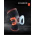 Spring Support   Padded Pressure Breathable Leg Protector Knee Cap for Basketball Fitness Hiking Black red L single