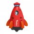 Sprinkler Rocket Toys For Kids Outdoor Yard Water Pressure Powered Liftoff 360 Degree Rotation Water Toys For Boys Girls Gifts red