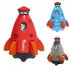 Sprinkler Rocket Toys For Kids Outdoor Yard Water Pressure Powered Liftoff 360 Degree Rotation Water Toys For Boys Girls Gifts red