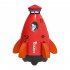 Sprinkler Rocket Toys For Kids Outdoor Yard Water Pressure Powered Liftoff 360 Degree Rotation Water Toys For Boys Girls Gifts red