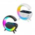 Spy Camera Hidden Wifi Camera with Wireless Charger Bluetooth Speaker 1080p App RC Motion Detection M2301 Black
