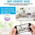 Spy Camera Hidden Wifi Camera with Wireless Charger Bluetooth Speaker 1080p App RC Motion Detection M2301 Black