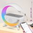 Spy Camera Hidden Wifi Camera with Wireless Charger Bluetooth Speaker 1080p App RC Motion Detection M2301 Black