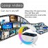 Spy Camera Hidden Wifi Camera with Wireless Charger Bluetooth Speaker 1080p App RC Motion Detection M2301 Black
