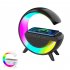 Spy Camera Hidden Wifi Camera with Wireless Charger Bluetooth Speaker 1080p App RC Motion Detection M2301 Black