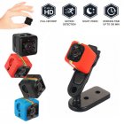 Sq11 Hd 1080p Mini Camera 6 Leds Night Vision Wide View Built-in Mic Portable Camera red
