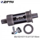 Square Taper Bottom Bracket Two Hole  68 110 5 113 118 121 5 with Waterproof Screw 116L