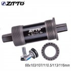 Square Taper Bottom Bracket Two Hole  68 110 5 113 118 121 5 with Waterproof Screw 110 5L