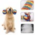 Squeaky Dog Toys Cute Candy Dumbbell Shaped Chew Toys For Dogs Indoor Play Interactive Dog Toys For Small Medium Large Dogs color
