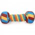 Squeaky Dog Toys Cute Candy Dumbbell Shaped Chew Toys For Dogs Indoor Play Interactive Dog Toys For Small Medium Large Dogs color