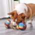 Squeaky Dog Toys Cute Candy Dumbbell Shaped Chew Toys For Dogs Indoor Play Interactive Dog Toys For Small Medium Large Dogs color