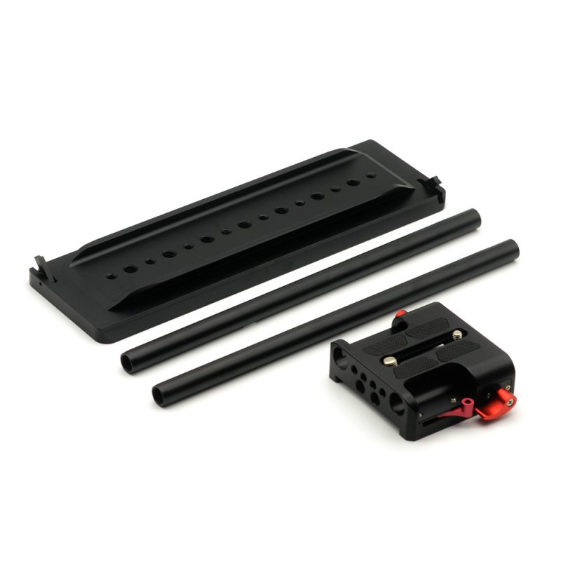 VELEDGE 15mm Camera BasePlate with ARRI Dovetail Plate 