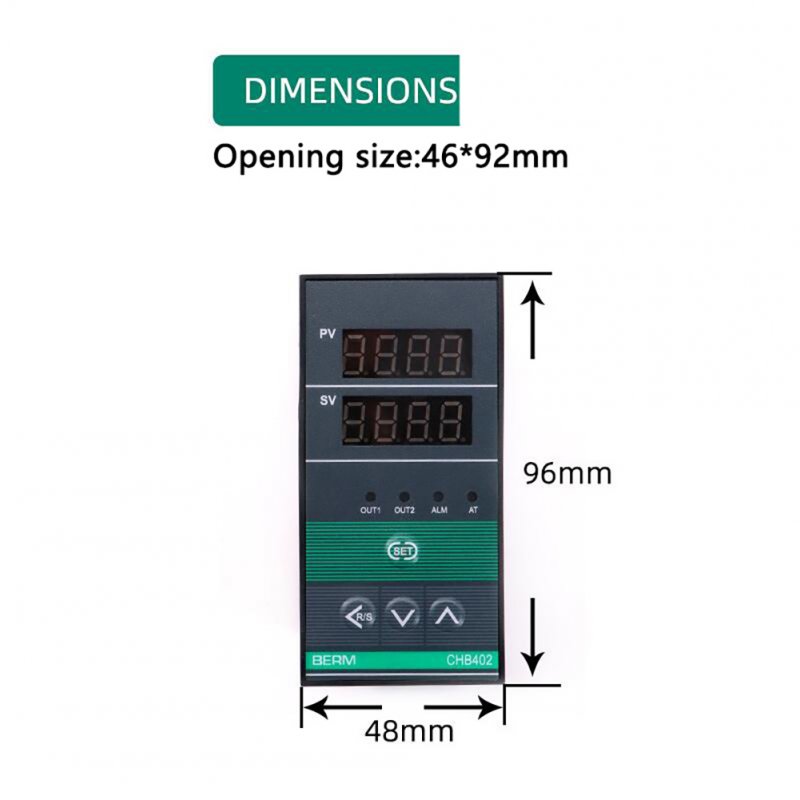 Digital PID Thermostat FK02-MV*AN Relay 180-240VAC 0-400 Degree CHB402 SSR Temperature Controller