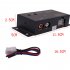 Stable Professional Car Audio  Converter High Frequency To Low Frequency Strong Power Output Low Distortion Automobile General Type black