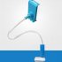Stable Spiral Base Mobile Phone Holder 360 Degrees Rotatable Universal Chuck Bracket For Phone Tablet Pc White