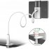 Stable Spiral Base Mobile Phone Holder 360 Degrees Rotatable Universal Chuck Bracket For Phone Tablet Pc White