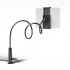 Stable Spiral Base Mobile Phone Holder 360 Degrees Rotatable Universal Chuck Bracket For Phone Tablet Pc White
