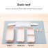 Stackable Bento Box 3 Layer Lunch Box With Fork And Spoon 3 Grid Design Detachable Compartment Tray Rectangular Lunch Box Kit For Boys Girls Children 3 layer su