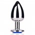 Stainless Steel Anal Butt Plug Luxury Jewelry Design Sex Restraints Bondage SM Anal Stimulation Toy
