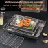 Stainless Steel Baking Sheet  Baking Tray With Rack  1 96 Inch Deep Edge  Rolling Edge Design  Smooth Cookie Sheet   Oven Pan For Biscuits  Vegetables  Bacon Si