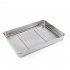 Stainless Steel Baking Sheet  Baking Tray With Rack  1 96 Inch Deep Edge  Rolling Edge Design  Smooth Cookie Sheet   Oven Pan For Biscuits  Vegetables  Bacon Si