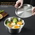 Stainless Steel Basin  Box Grater With Fine Mesh Strainer  Basin  Julienne Peeler  Circular Edge  Detachable Vegetable Slicer Grater Strainer And Drain Basket g