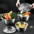 Stainless Steel Basin  Box Grater With Fine Mesh Strainer  Basin  Julienne Peeler  Circular Edge  Detachable Vegetable Slicer Grater Strainer And Drain Basket g