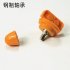 Stainless Steel Bearing Shaft Nut for All Square Hole Running Wheel Hamster Toy Stainless steel nut Orange
