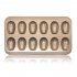 Stainless Steel Cake Mould Muffin Madeleine Pan 12 Cavity Baking Pans Tray Shell Shaped Nonstick Mold  Shell mould