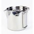 Stainless Steel Camp Cup Camping Soup Coffee Pot Foldable Handle Water Kettle with Cover Stainless steel kettle