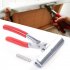 Stainless Steel Canvas Pliers With Red Padded Handle 4 8inch Super Wide Jaw Art Tool  Professional Canvas Pliers For Stretching Canvas