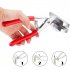 Stainless Steel Canvas Pliers With Red Padded Handle 4 8inch Super Wide Jaw Art Tool  Professional Canvas Pliers For Stretching Canvas