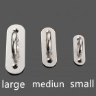Stainless Steel Ceiling Fan Hook U Shaped Fixed Drag Hook Ceiling Fan Base Small 61xx20mm