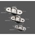 Stainless Steel Ceiling Fan Hook U Shaped Fixed Drag Hook Ceiling Fan Base Small 61xx20mm