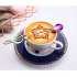 Stainless Steel Cute Music Note Shape Coffee Mixing Spoon  Rose gold