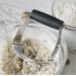 Stainless Steel Flour Blender Rubber Handle Dough Mixer Kitchen Pressing Baking Tool Flour Stirrer Stainless steel