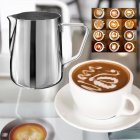 Stainless Steel Frothing Steaming Pitcher 350ml for Espresso Machine  Coffee Milk Frother