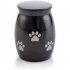 Stainless Steel Funeral Urns for Pet Dogs Cats Ashes Keepsake Miniature Burial Funeral Urns 40   29mm black peach heart letters