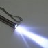 Stainless Steel Highlight Pen Shape USB Charging Mini LED Lithium Battery Flashlight yellow light