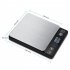 Stainless Steel Household Kitchen Digital  Scale Waterproof Lcd Liquid Crystal Screen Gram Weight Scale For Cooking  without Battery  3kg 0 1g