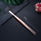 Stainless Steel Kitchen Mint Leaf Tweezer Food Tongs Tool Bar Accessories Rose gold
