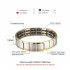 Stainless Steel Magnetic Bracelet Corrosion Resistance Health Care Bracelets Bangle Hand Decoration gold