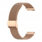 Stainless Steel Mesh Watch Band 19mm Quick Release Buckle Length Adjustable Bracelet Strap