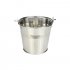 Stainless Steel Mini Snack Barrel Icing Bucket French Fries Tin Pails Black fries bucket